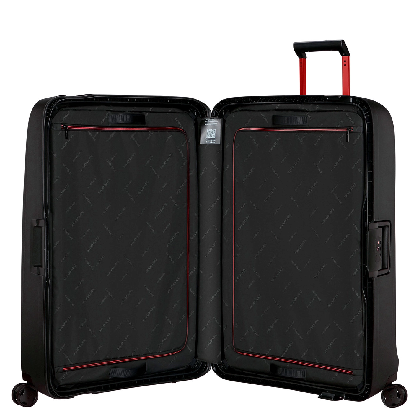 Samsonite Samsonite extra grote maat Reiskoffer - Essens Spinner 81 - Charcoal / Red