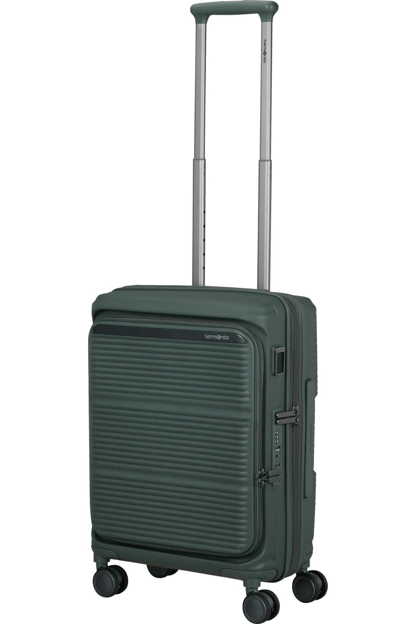 Samsonite Samsonite Handbagage Reiskoffer - Paralux spinner 55 exp. - Olijfgroen