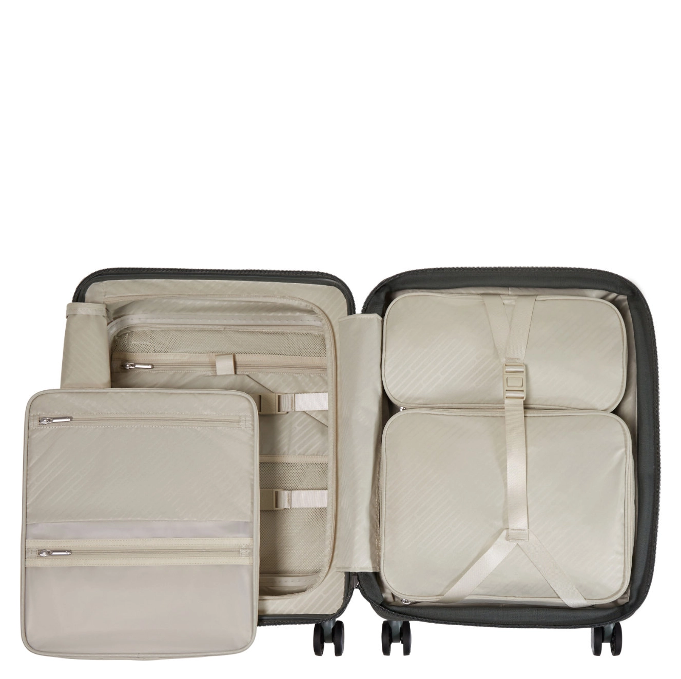 Samsonite Samsonite Handbagage Reiskoffer - Paralux spinner 55 exp. - Olijfgroen