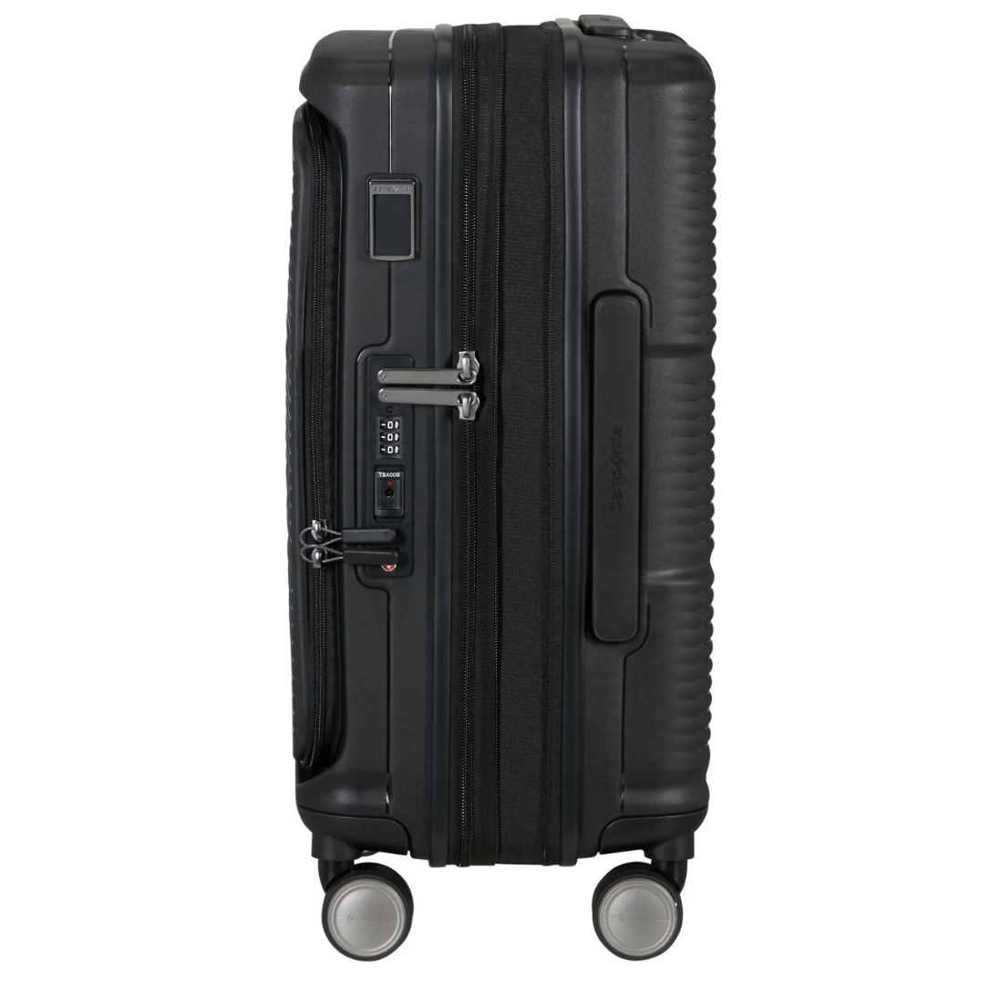 Samsonite Samsonite Handbagage Reiskoffer - Paralux spinner 55 exp. - Zwart