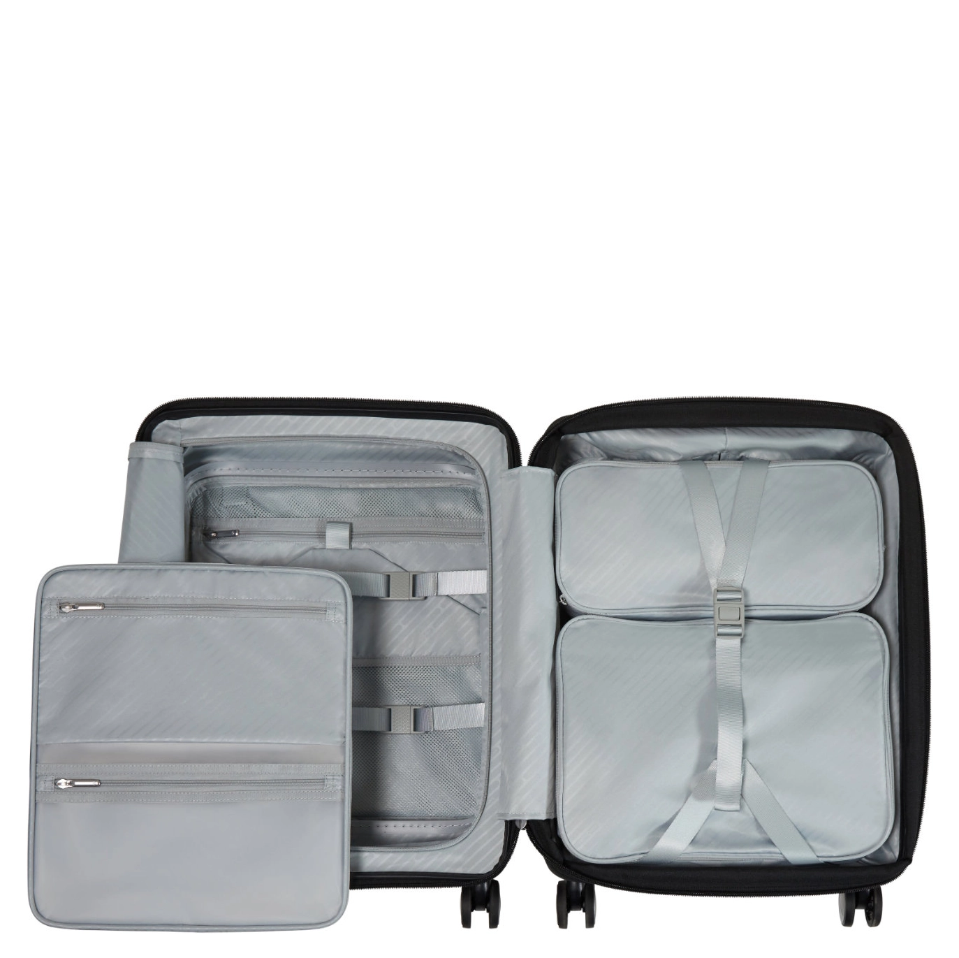 Samsonite Samsonite Handbagage Reiskoffer - Paralux spinner 55 exp. - Zwart