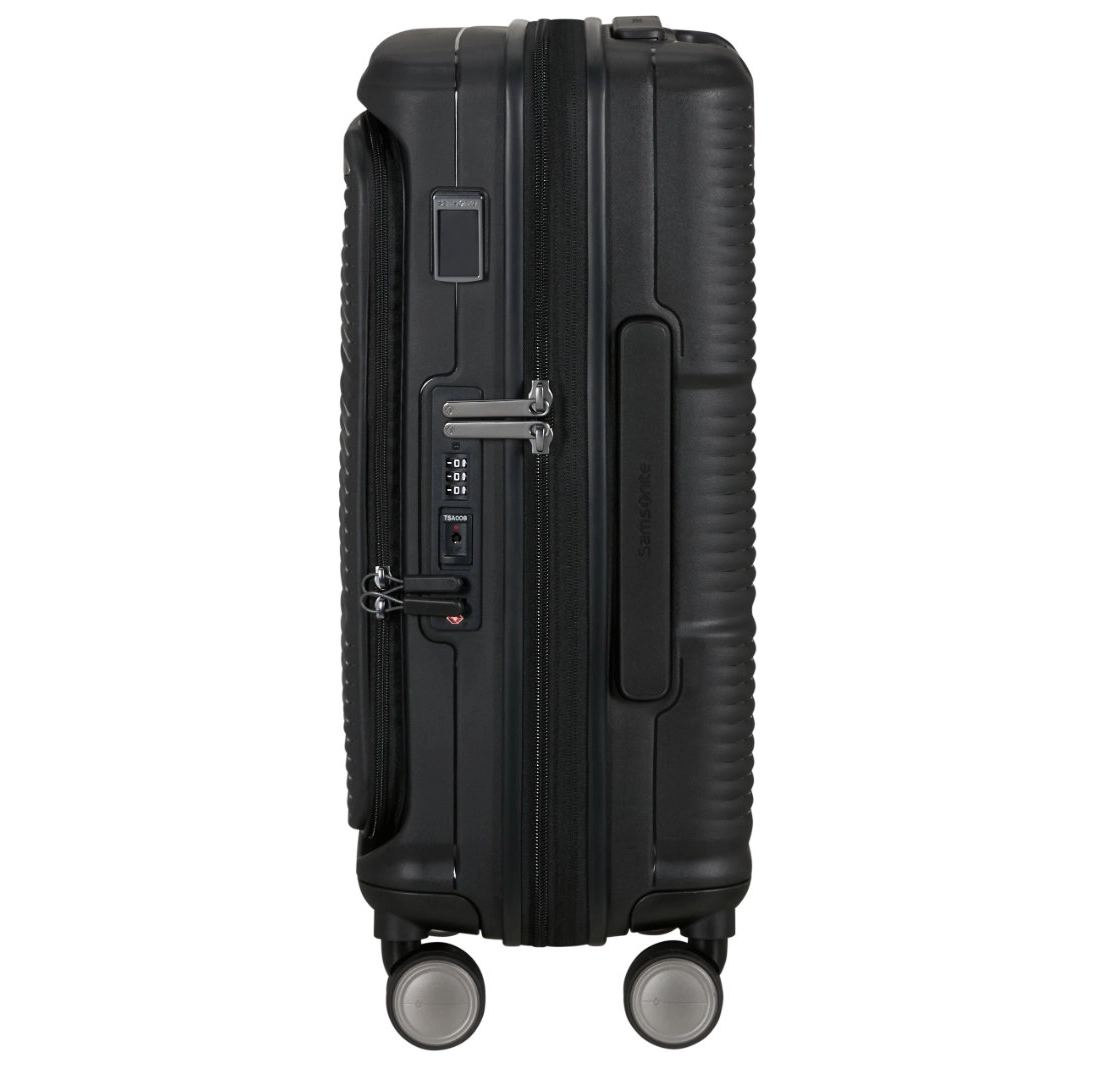 Samsonite Samsonite Handbagage Reiskoffer - Paralux spinner 55 exp. - Zwart