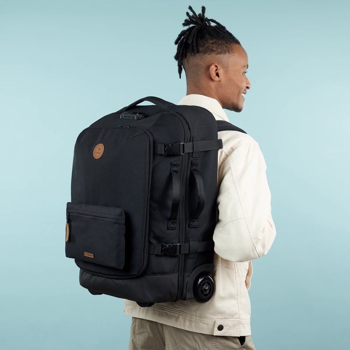 Cabaia Cabaia Handbagage rugzaktrolley S - Sibiu Rood