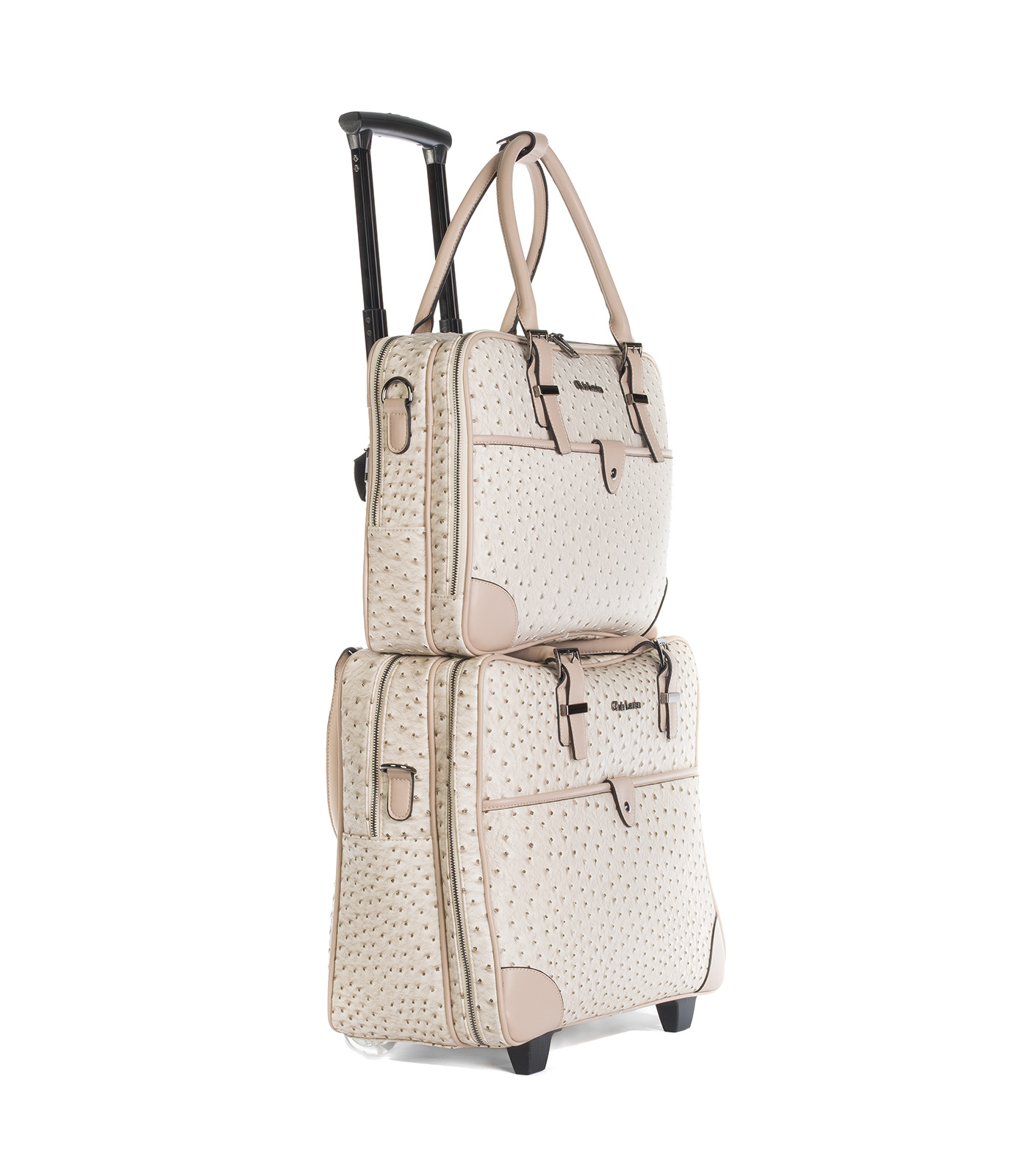 Olivia Lauren Olivia Lauren Milo Business Trolley Grey (Ostrich)