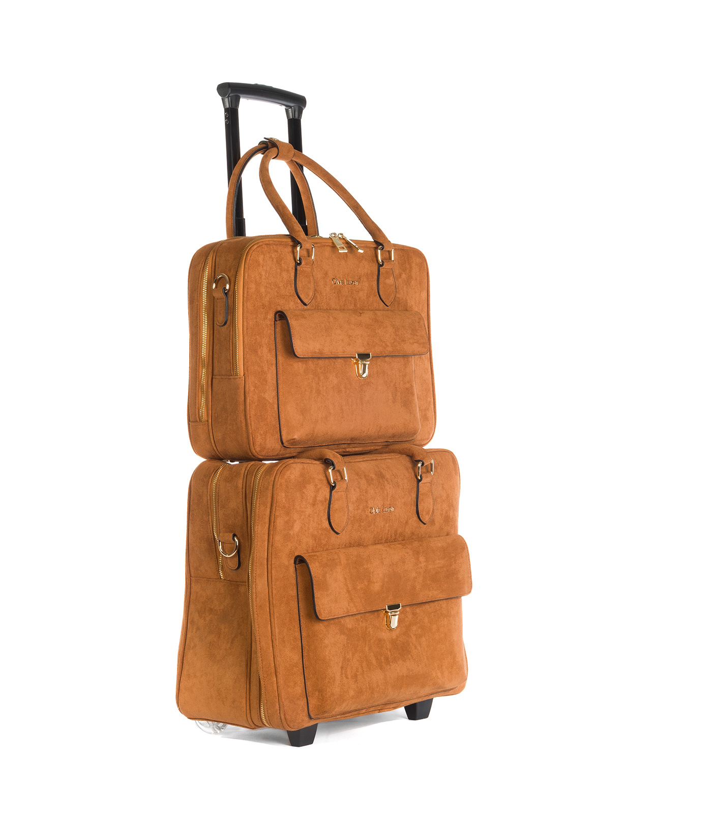 Olivia Lauren Olivia Lauren Pedro Suede look Business Trolley Brown