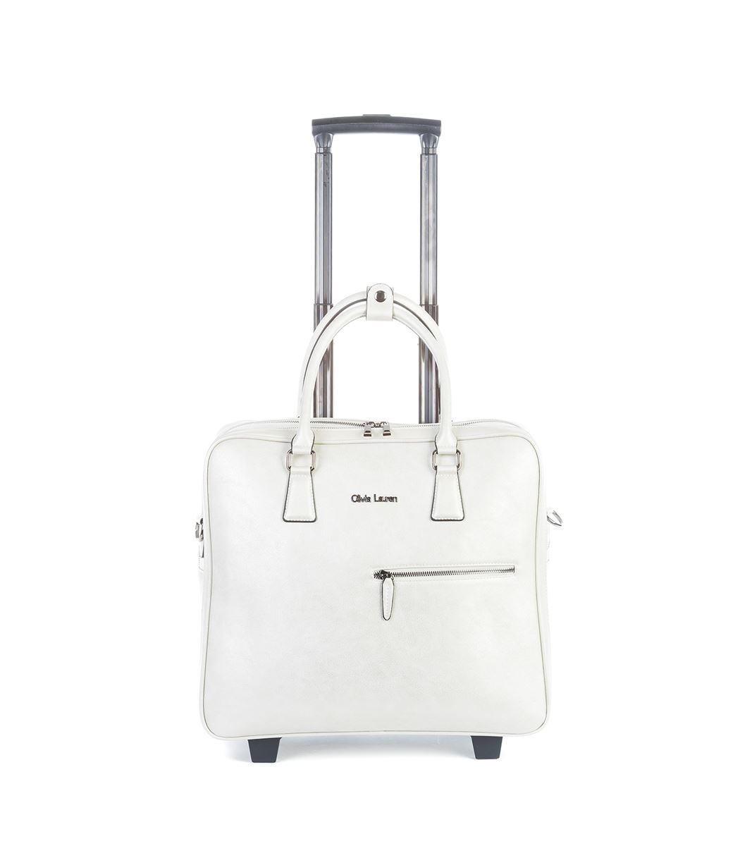 Olivia Lauren Olivia Lauren Ivy Business Trolley - White Ivy