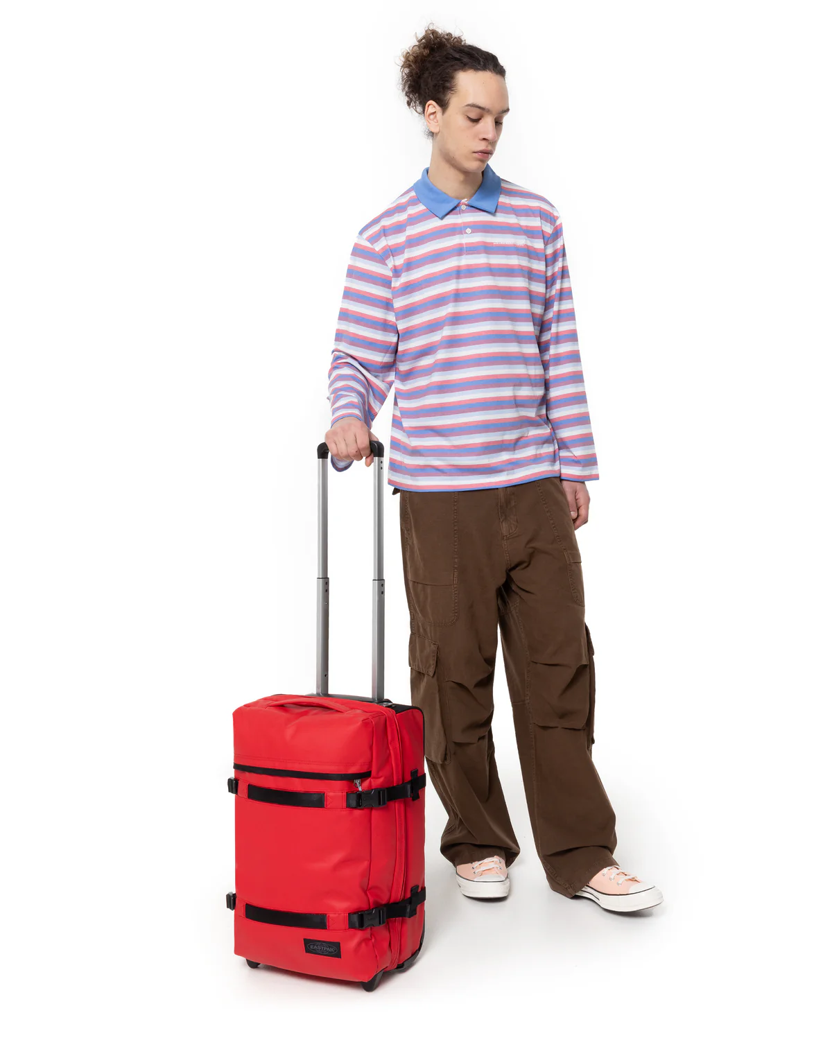 Eastpak Eastpak Transit'r S waterdichte handbagage reiskoffer - Tarp Red