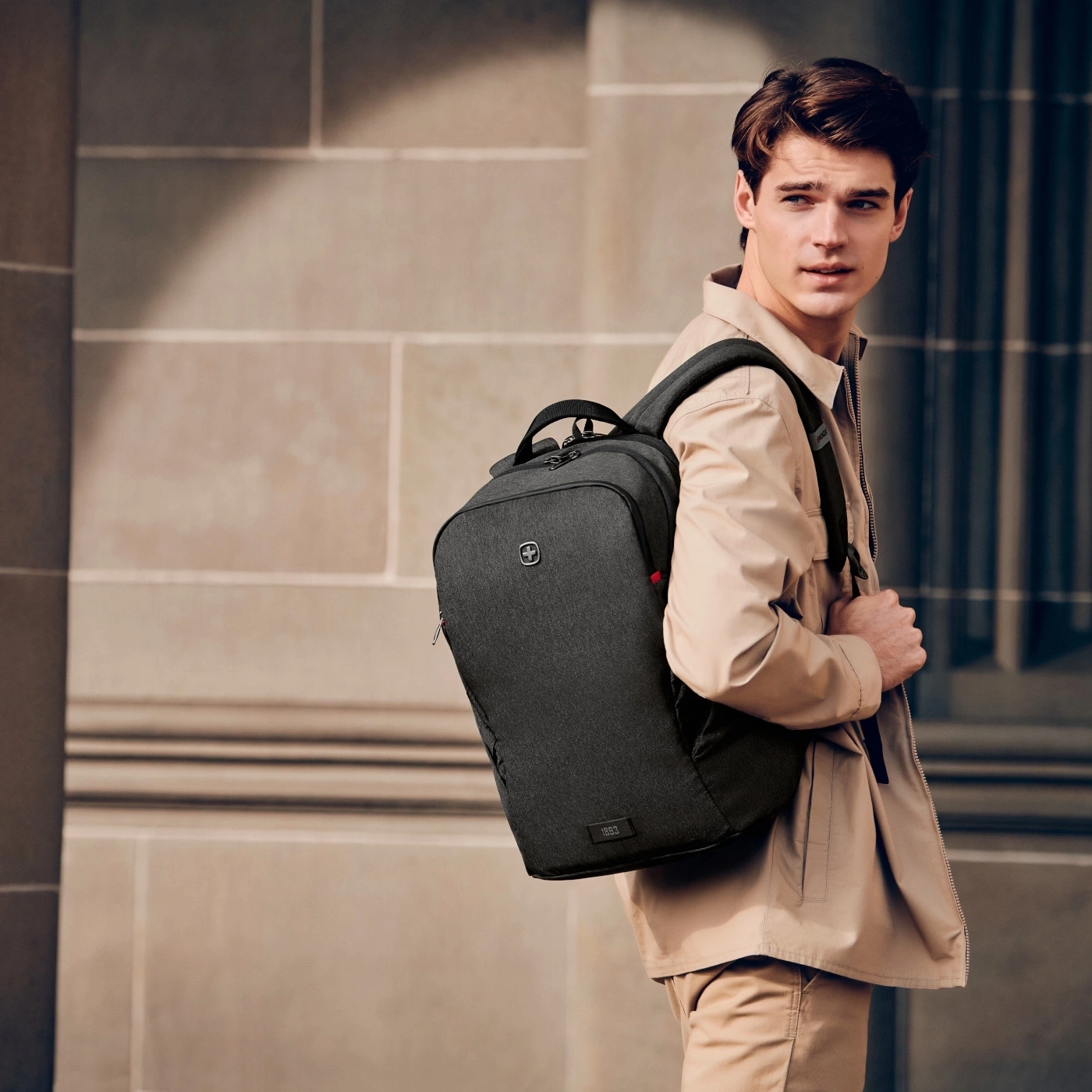 Wenger Wenger MX Light 16" Laptop Rugzak - Heather Grey Melange