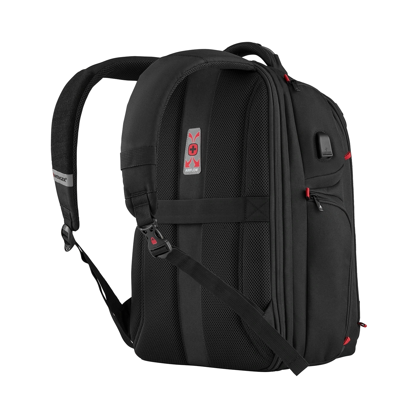 Wenger Wenger Tech Playerone 17.3 Laptop Backpack Black