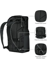 Wenger Wenger UrbanOne Roll Top 15.6" Laptoprugzak - Black