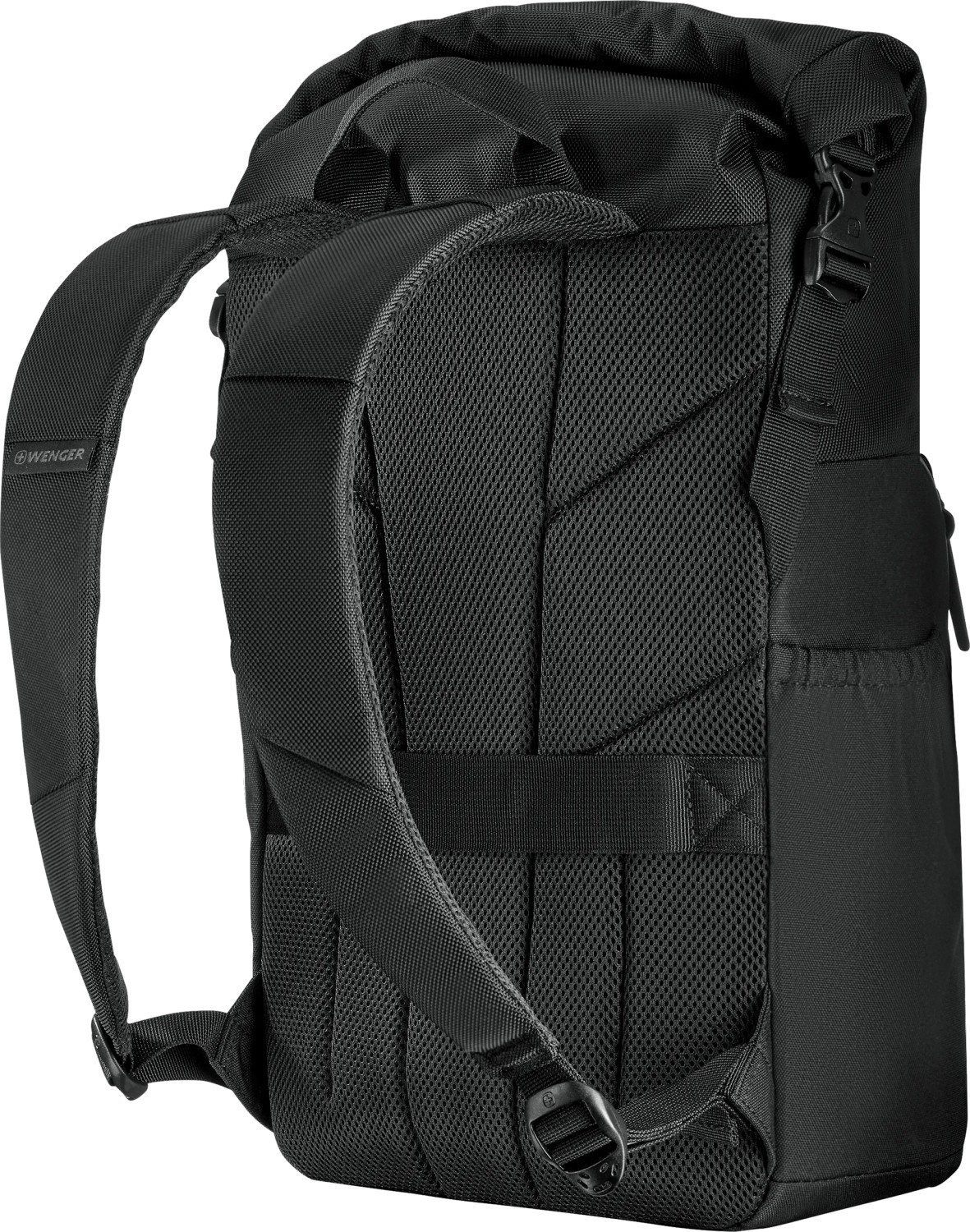 Wenger Wenger UrbanOne Roll Top 15.6" Laptoprugzak - Black