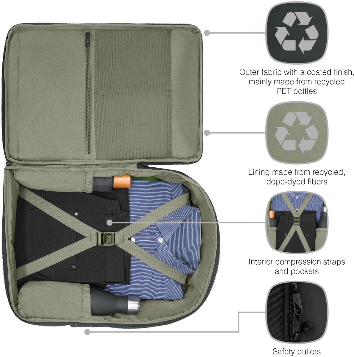 Wenger Wenger UrbanOne Travel Backpack - Black