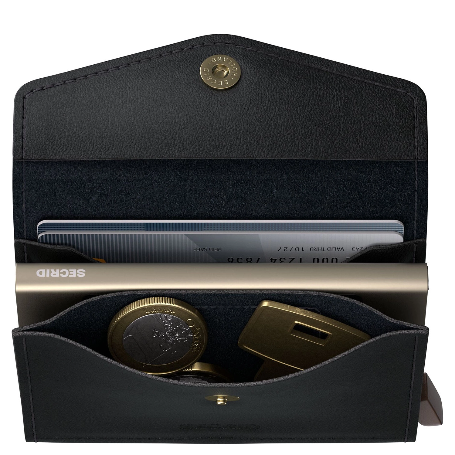 Secrid Secrid Envelope Wallet Pebble Black