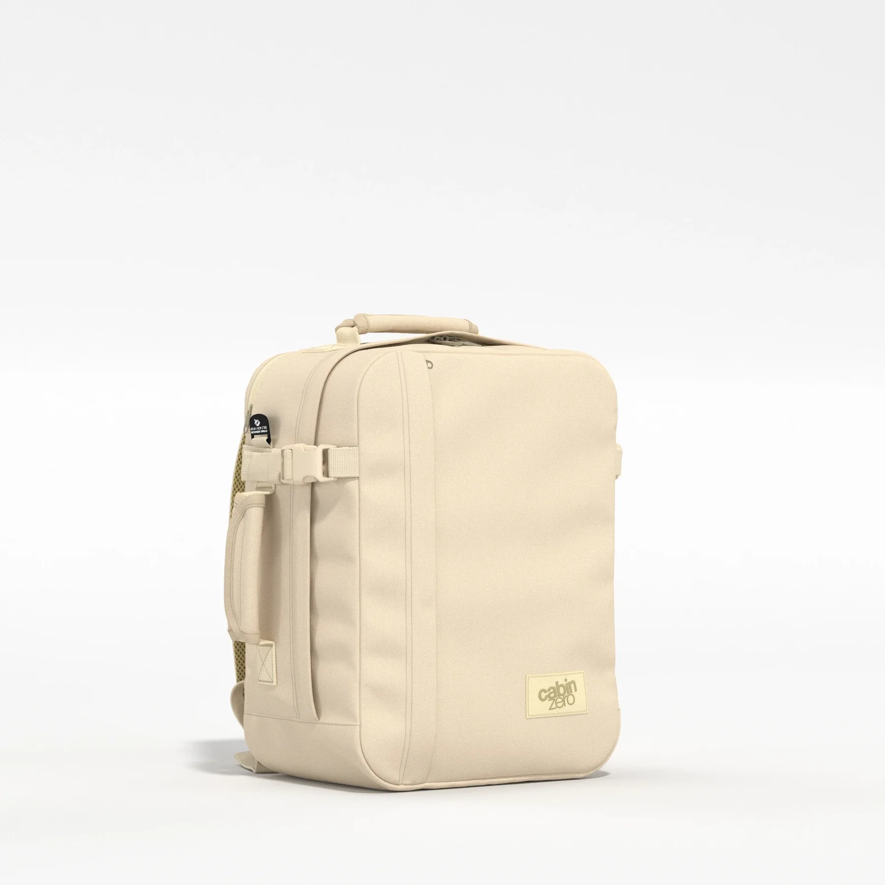 Cabinzero Cabinzero Classic Tech 28L - laptoprugzak handbagage 40 x 30 x 20 cm -  Shell White