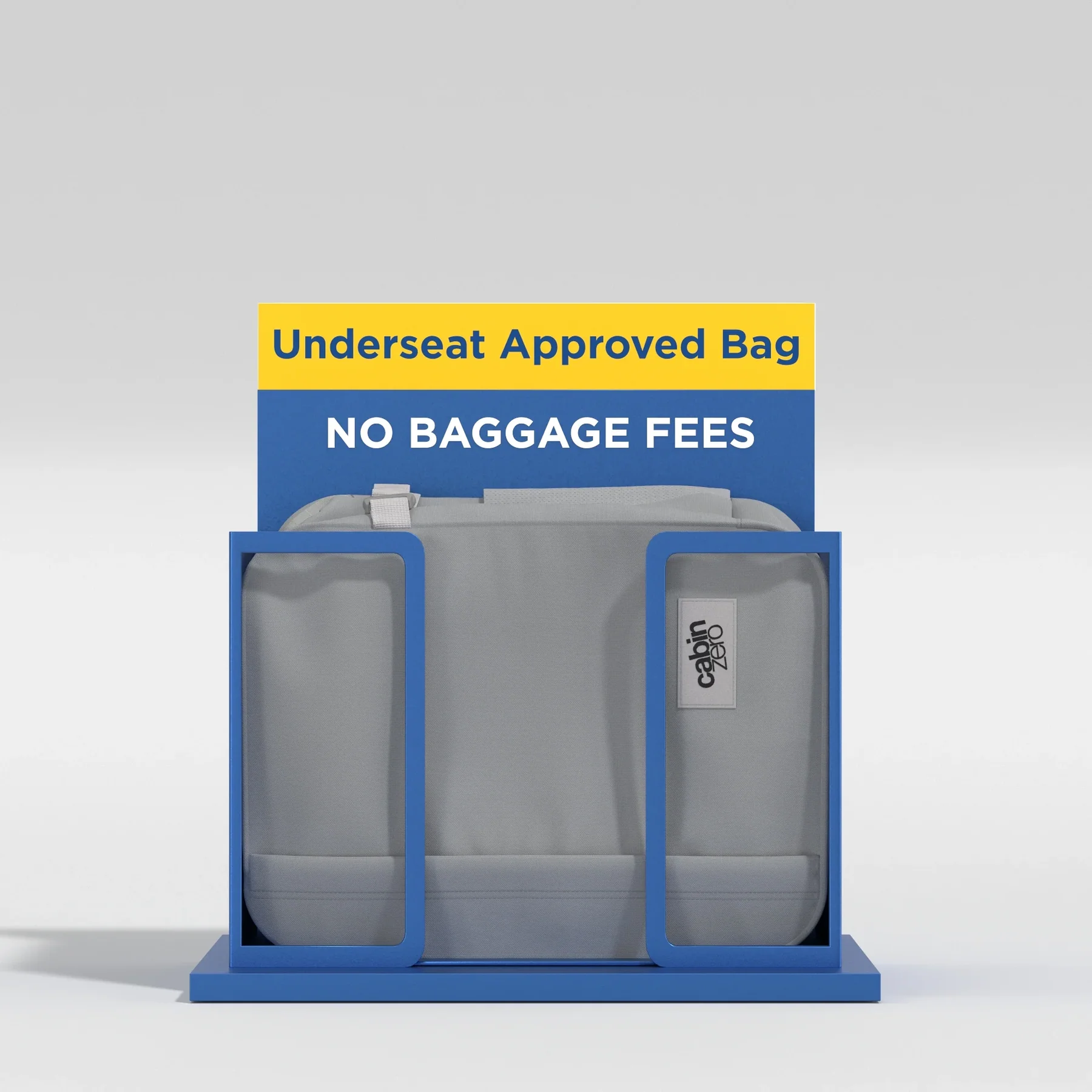 Cabinzero Cabinzero Classic Tech 28L - laptoprugzak handbagage 40 x 30 x 20 cm -  Silver Storm