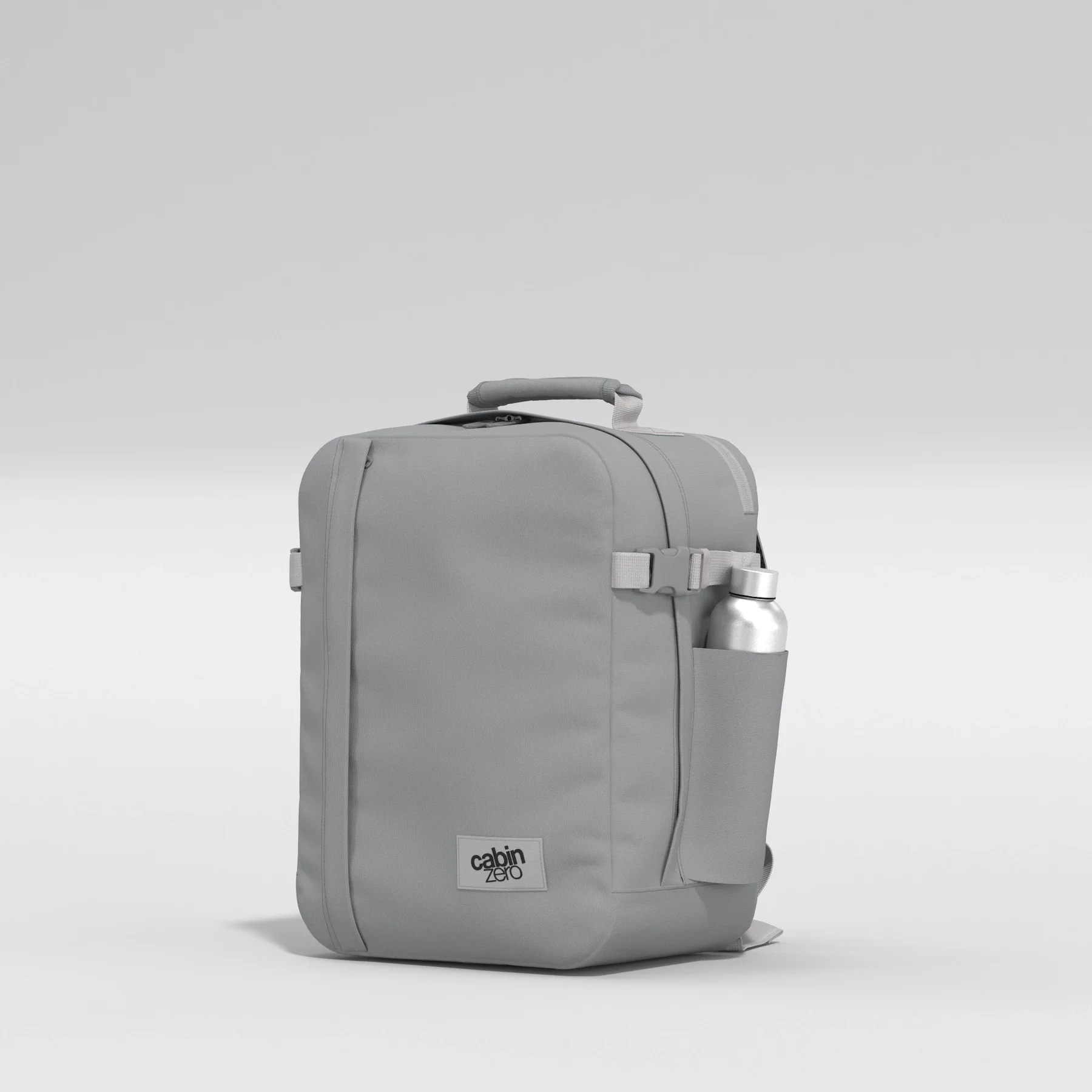 Cabinzero Cabinzero Classic Tech 28L - laptoprugzak handbagage 40 x 30 x 20 cm -  Silver Storm