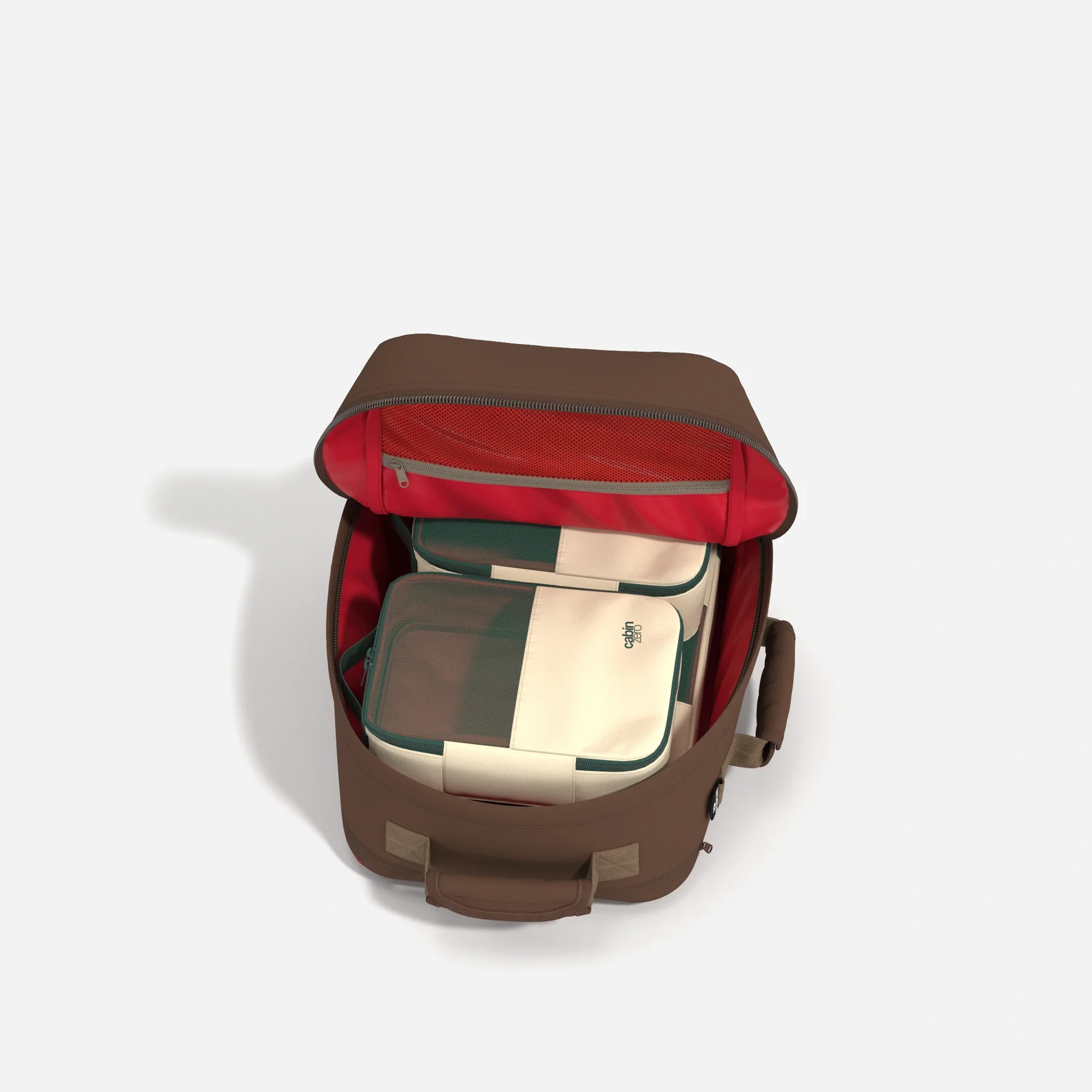 Cabinzero Cabinzero Classic Tech 28L - laptoprugzak handbagage 40 x 30 x 20 cm -  Redwood