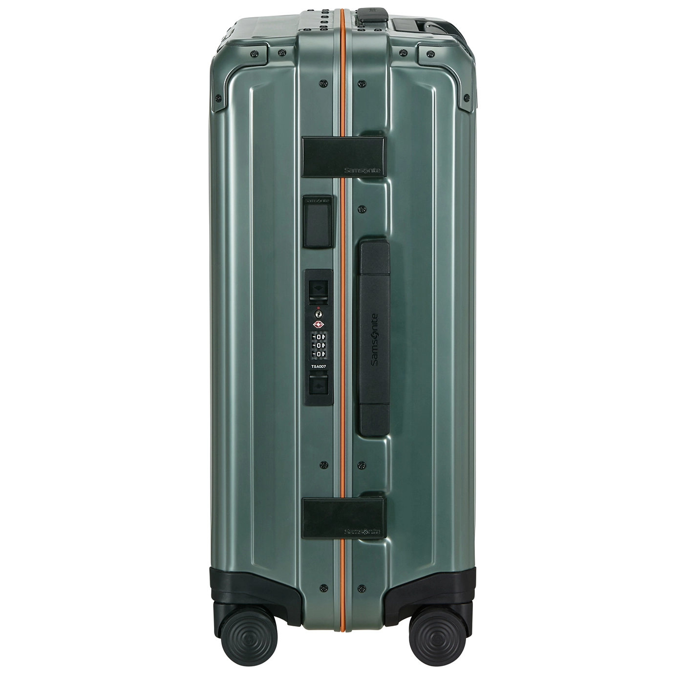 Samsonite Samsonite Lite-Box Alu Spinner 55 Aluminium handbagage Reiskoffer - Sage Orange