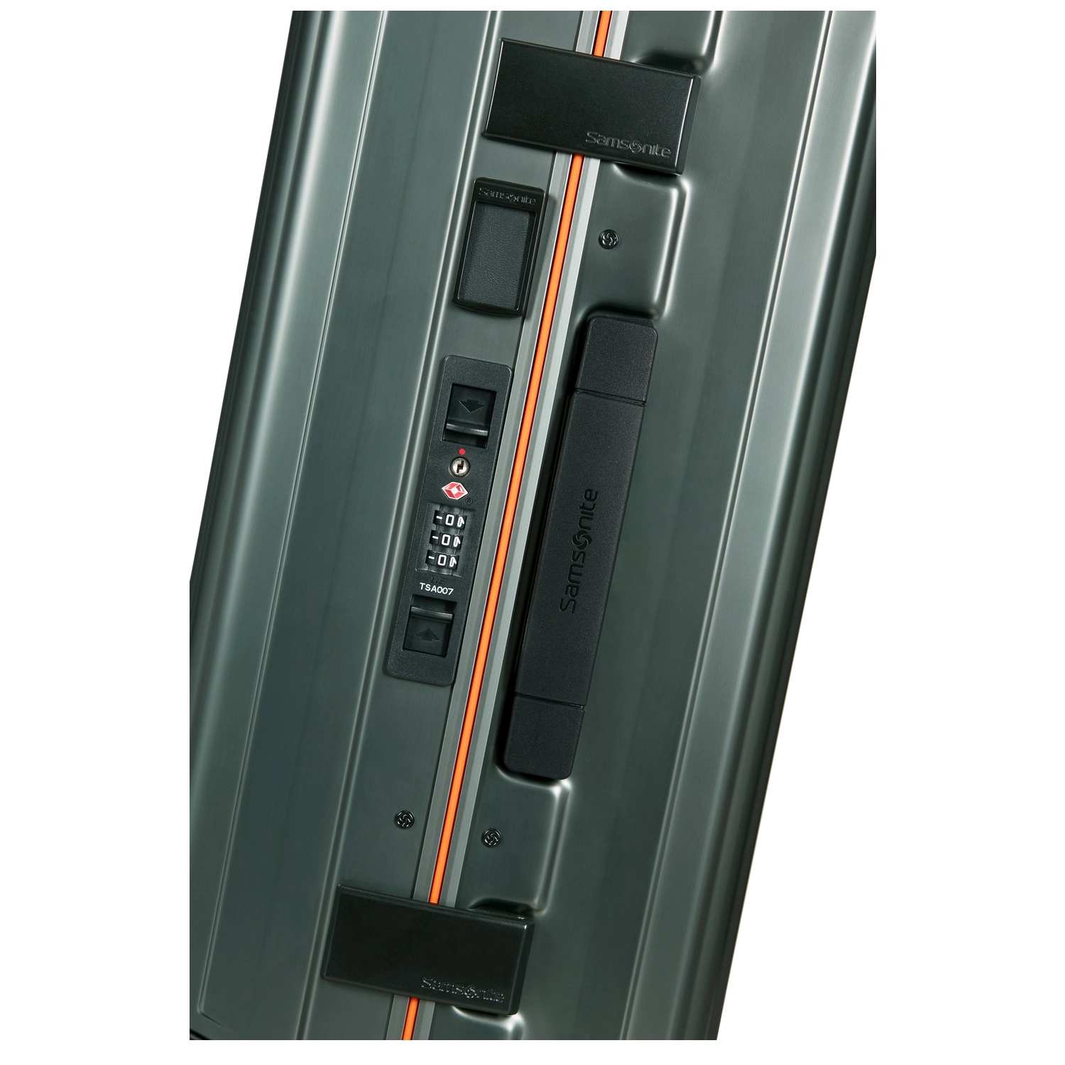 Samsonite Samsonite Lite-Box Alu Spinner 76 Aluminium Reiskoffer  - Sage Orange