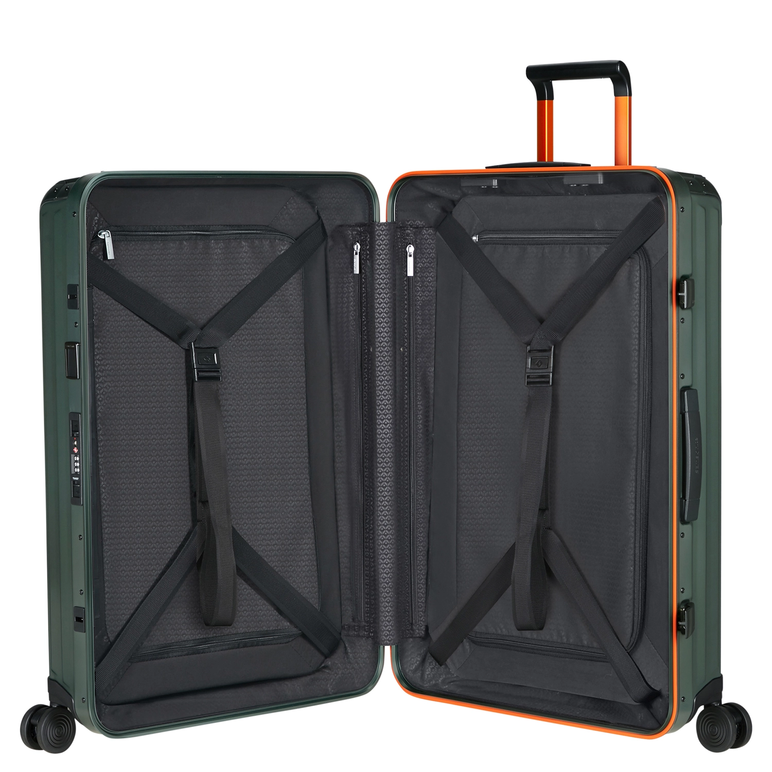 Samsonite Samsonite Lite-Box Alu Spinner 76 Aluminium Reiskoffer  - Sage Orange