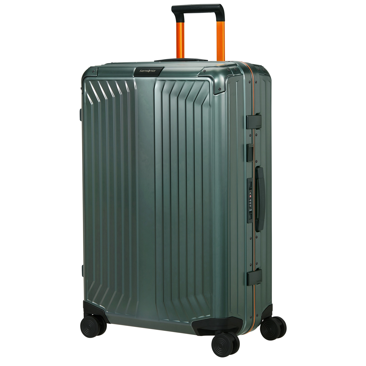 Samsonite Samsonite Lite-Box Alu Spinner 76 Aluminium Reiskoffer  - Sage Orange