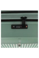Gabol Gabol Handbagage Reiskoffer - Brooklyn - Spinner 55  cm uitbreidbaar - Green