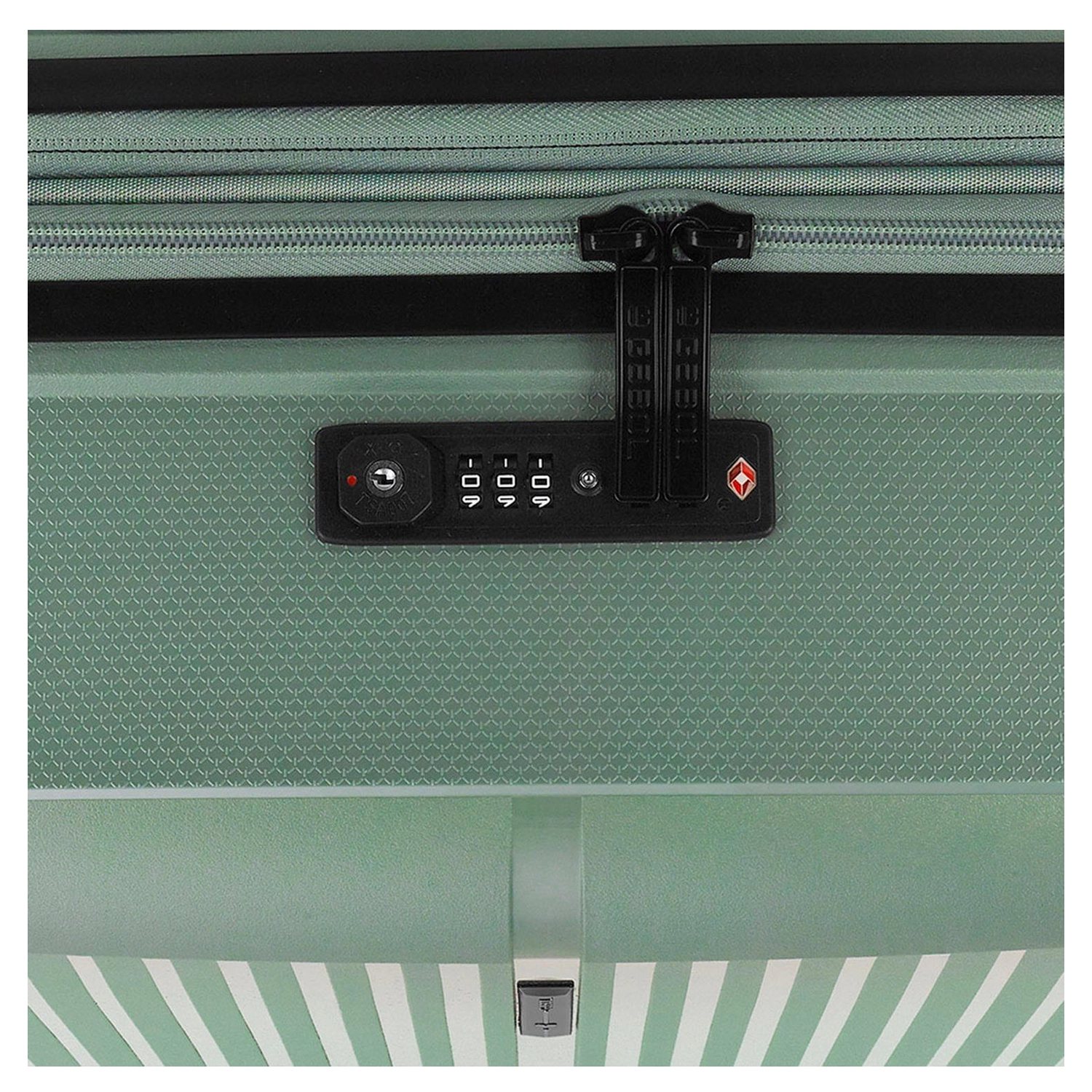 Gabol Gabol Handbagage Reiskoffer - Brooklyn - Spinner 55  cm uitbreidbaar - Green