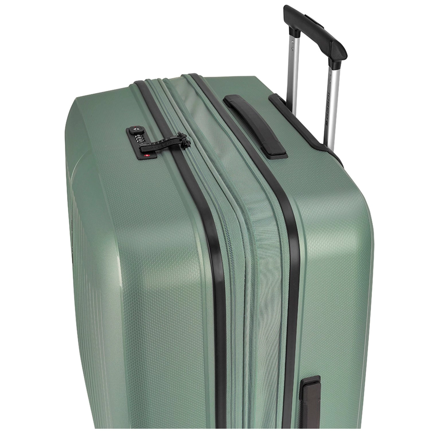 Gabol Gabol Handbagage Reiskoffer - Brooklyn - Spinner 55  cm uitbreidbaar - Green