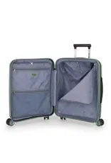 Gabol Gabol Handbagage Reiskoffer - Brooklyn - Spinner 55  cm uitbreidbaar - Green