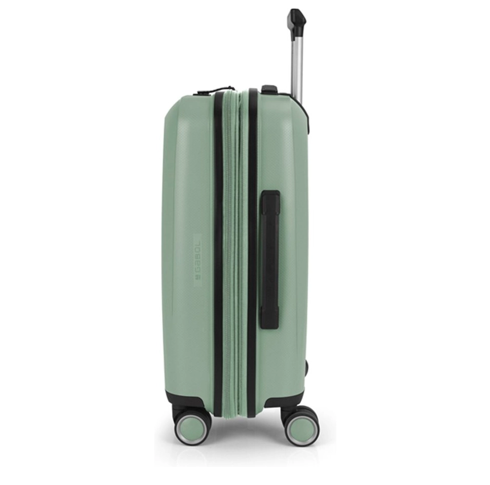Gabol Gabol Handbagage Reiskoffer - Brooklyn - Spinner 55  cm uitbreidbaar - Green