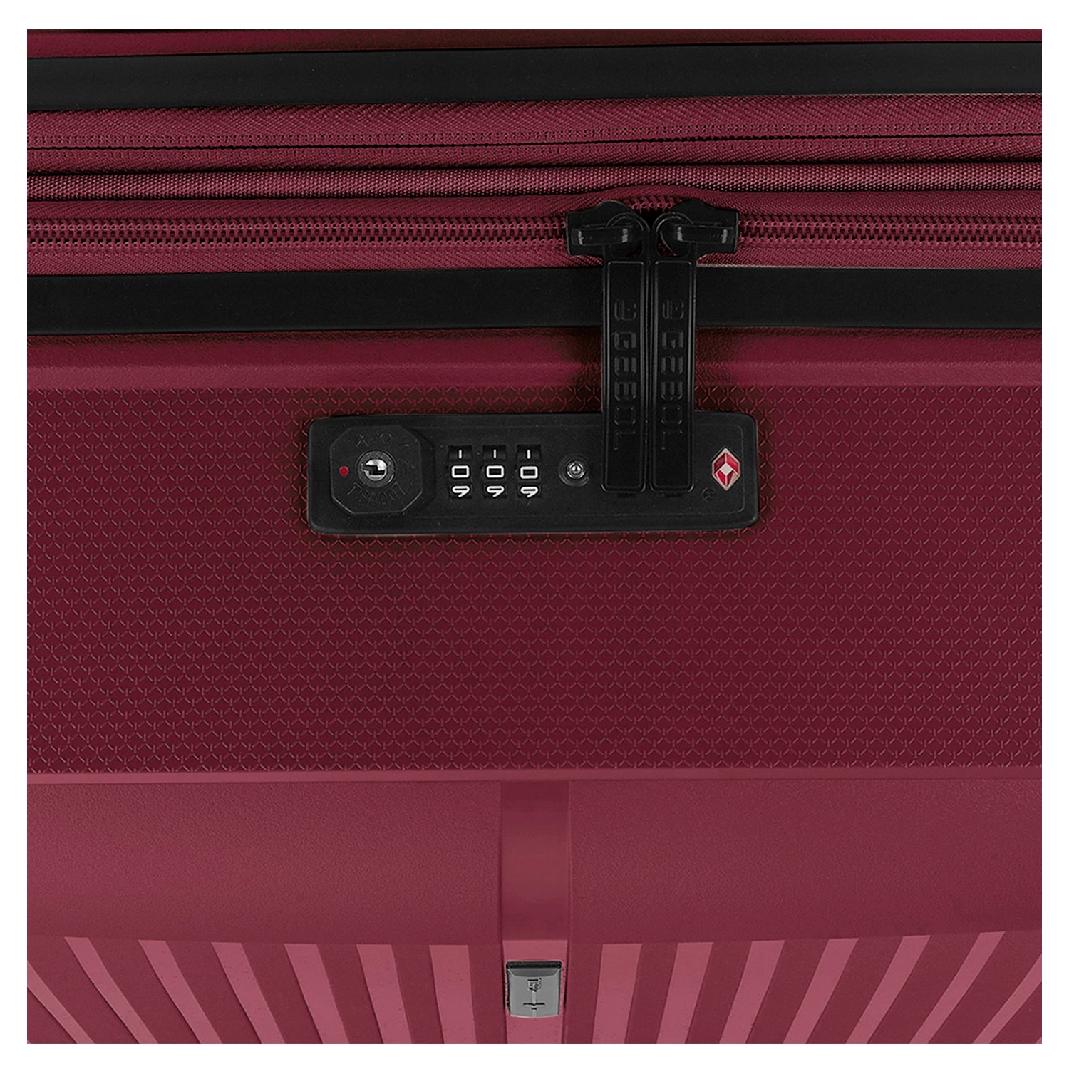 Gabol Gabol Handbagage Reiskoffer - Brooklyn - Spinner 55  cm uitbreidbaar - Burgundy