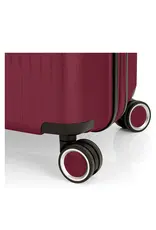 Gabol Gabol Handbagage Reiskoffer - Brooklyn - Spinner 55  cm uitbreidbaar - Burgundy