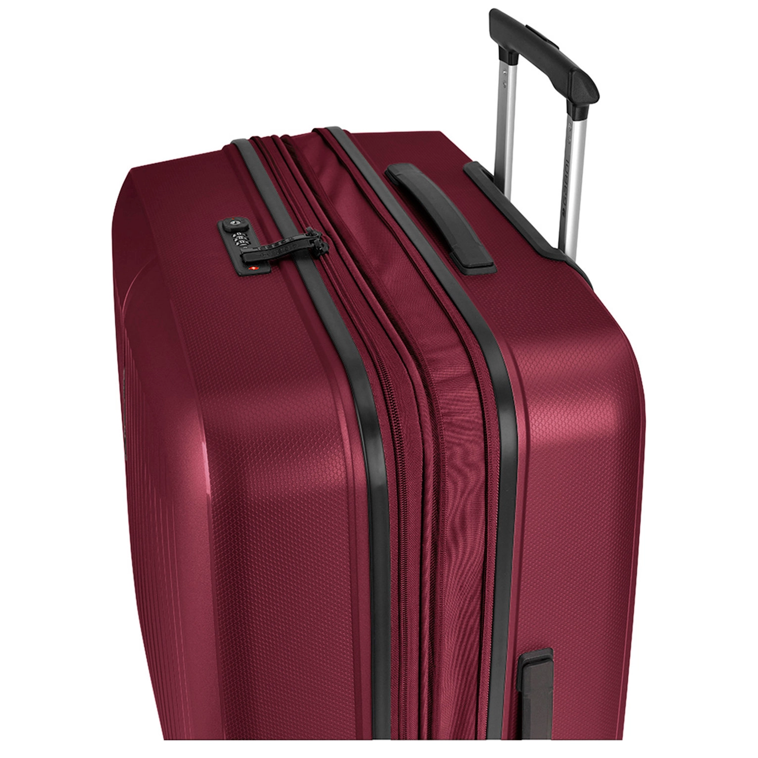 Gabol Gabol Handbagage Reiskoffer - Brooklyn - Spinner 55  cm uitbreidbaar - Burgundy