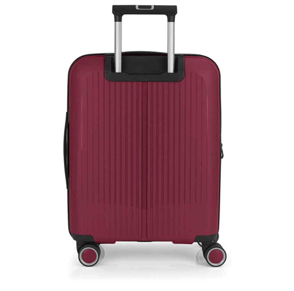 Gabol Gabol Handbagage Reiskoffer - Brooklyn - Spinner 55  cm uitbreidbaar - Burgundy