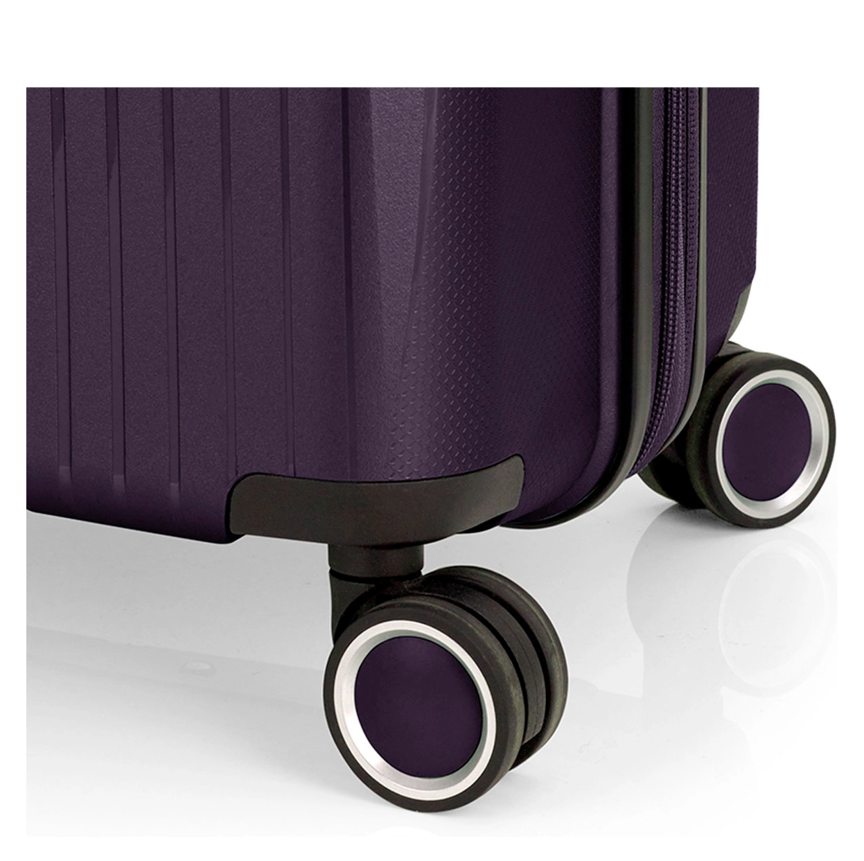 Gabol Gabol Handbagage Reiskoffer - Brooklyn - Spinner 55  cm uitbreidbaar - Purple