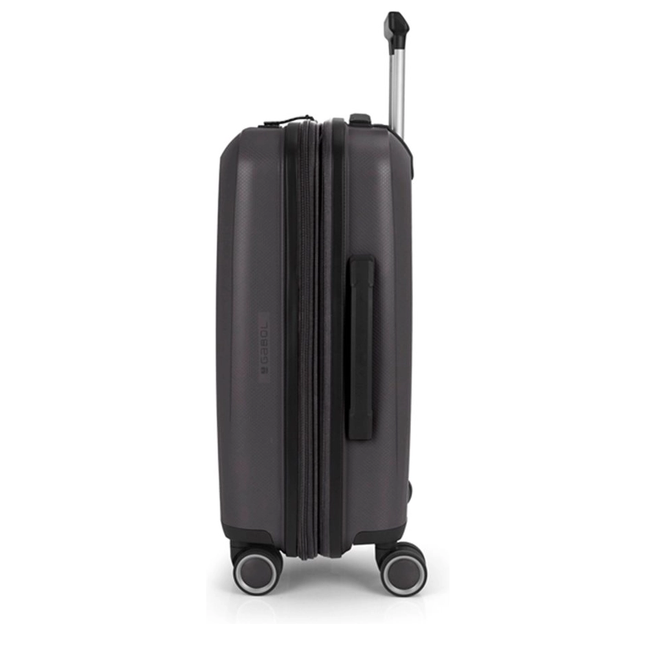 Gabol Gabol Handbagage Reiskoffer - Brooklyn - Spinner 55  cm uitbreidbaar - Grey