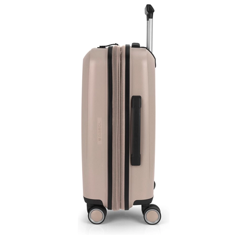 Gabol Gabol Handbagage Reiskoffer - Brooklyn - Spinner 55  cm uitbreidbaar - Beige