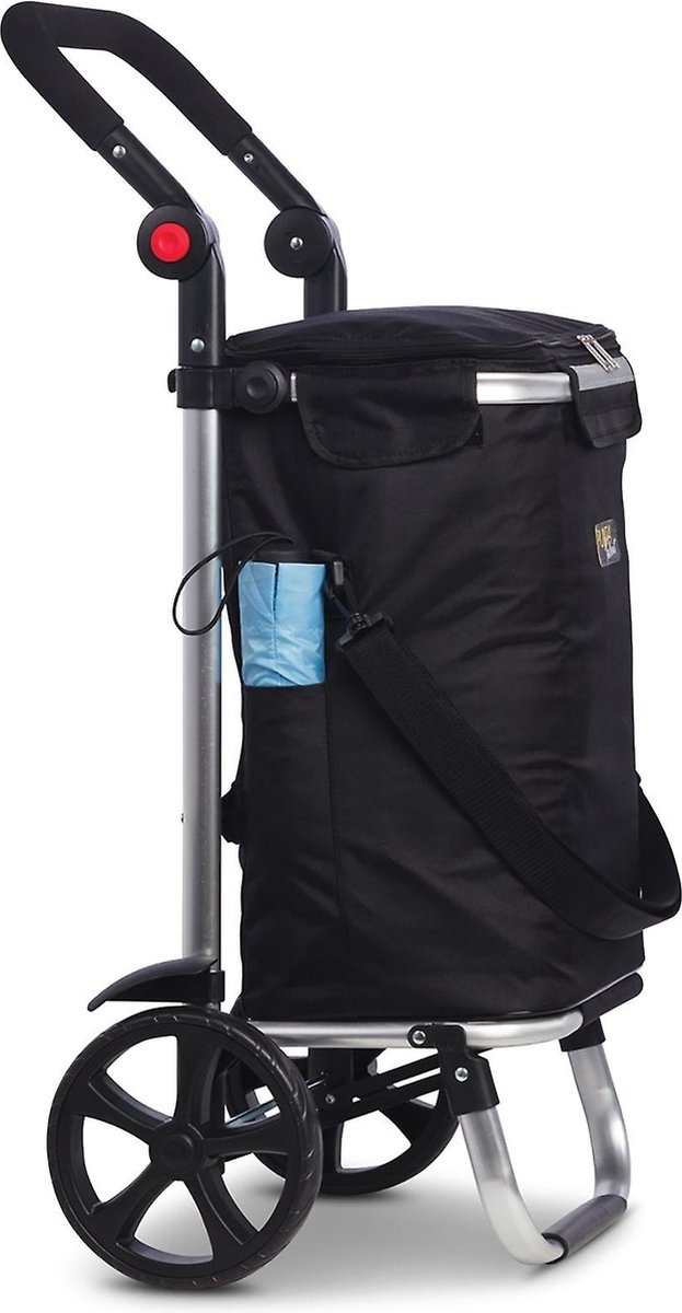Punta Wheel Talent Cooler Opvouwbare Boodschappentrolley - Zwart
