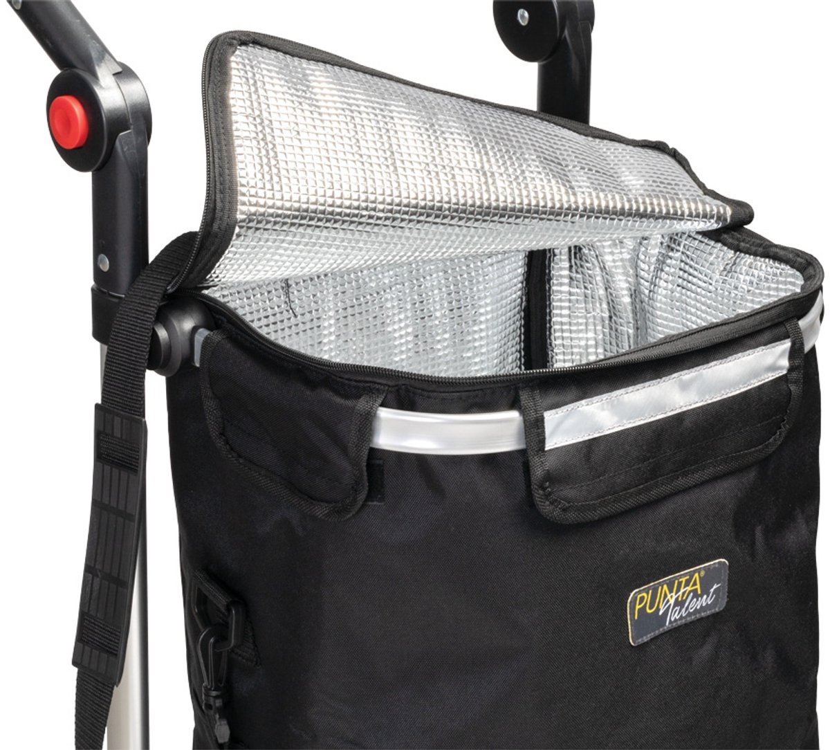 Punta Wheel Talent Cooler Opvouwbare Boodschappentrolley - Zwart