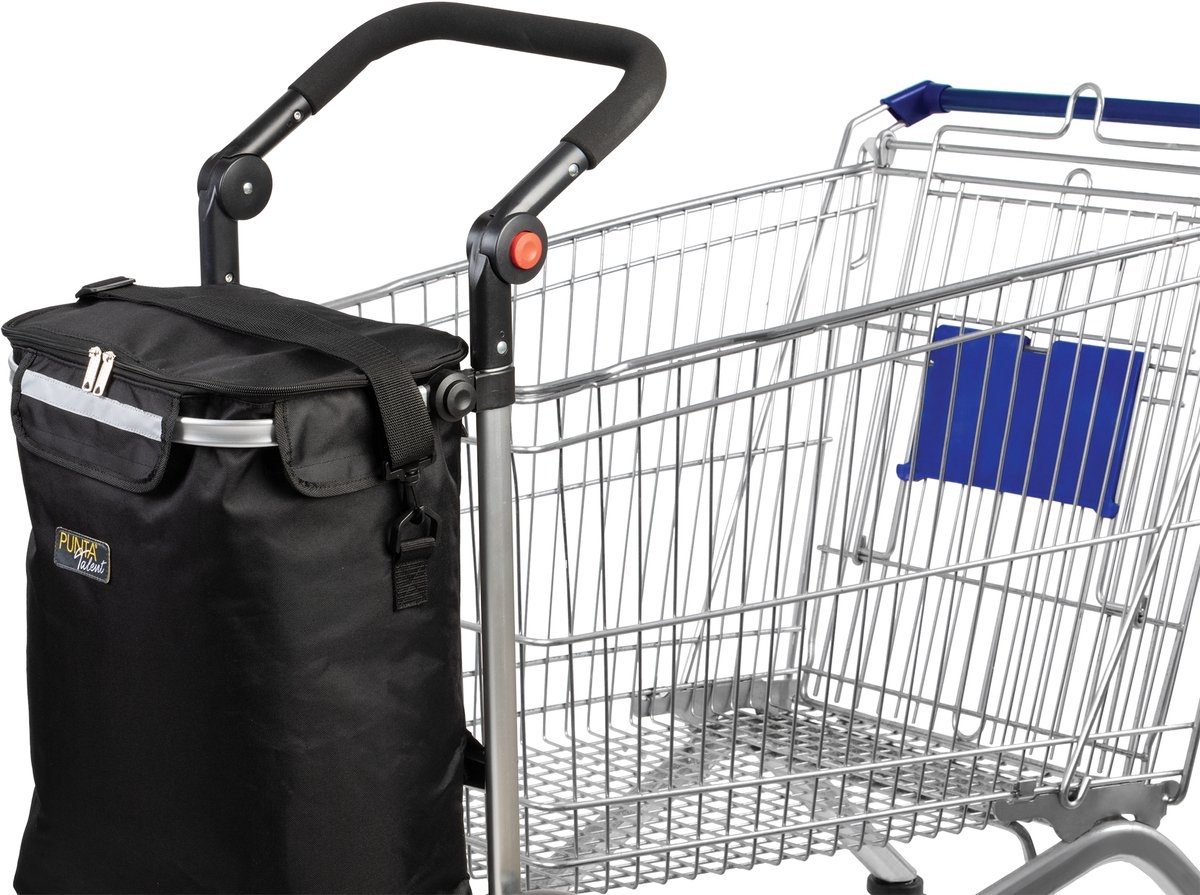 Punta Wheel Talent Cooler Opvouwbare Boodschappentrolley - Zwart
