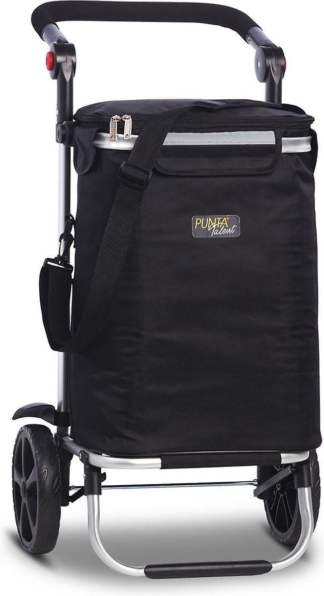Punta Wheel Talent Cooler Opvouwbare Boodschappentrolley - Zwart