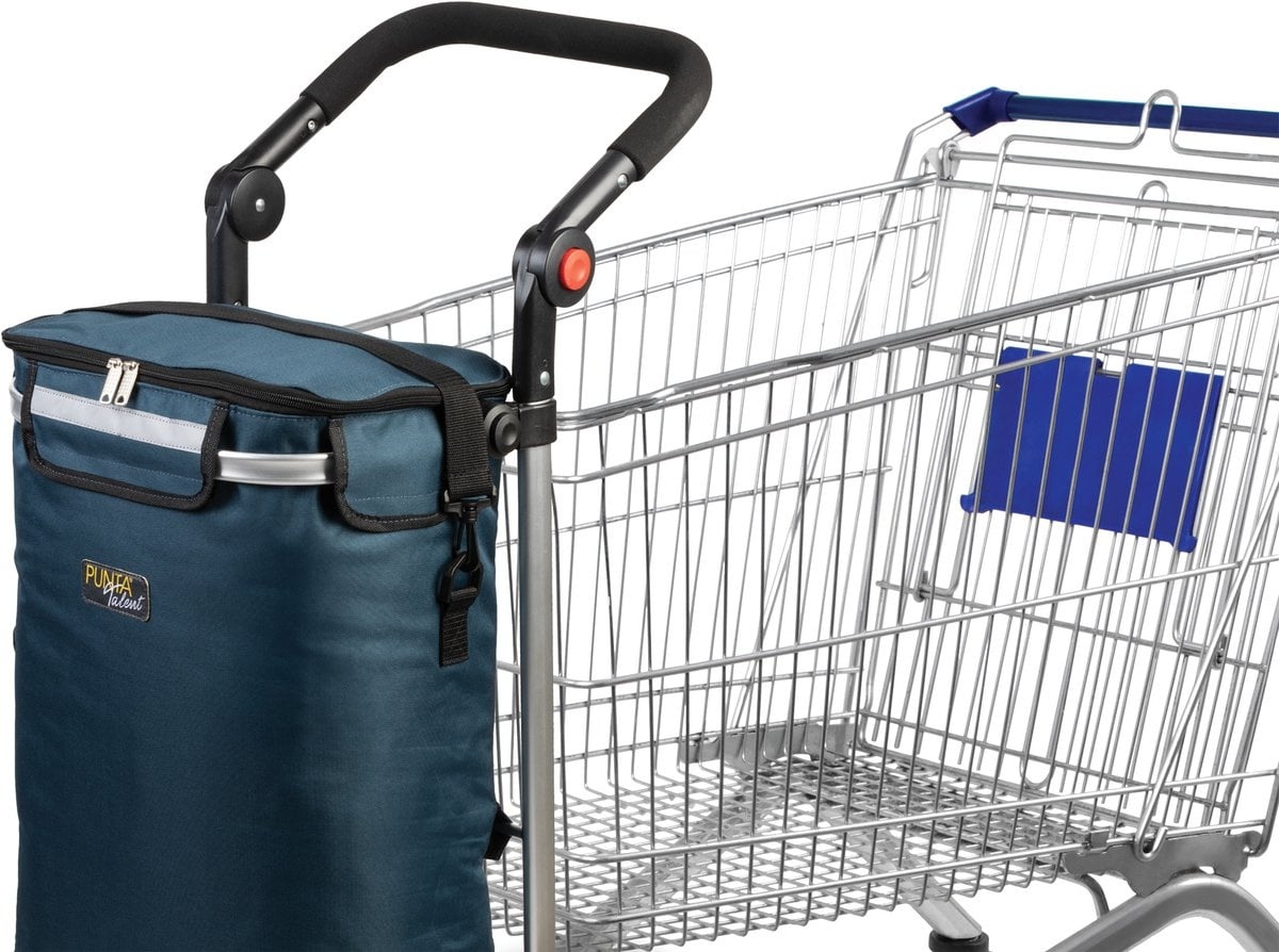 Punta Wheel Talent Cooler Opvouwbare Boodschappentrolley - Blauw