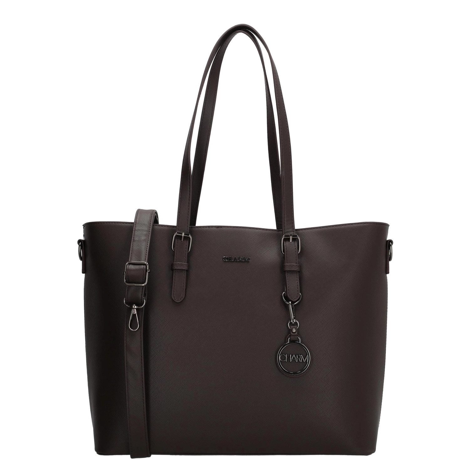 Charm London Charm London Birmingham Shopper - Donkerbruin