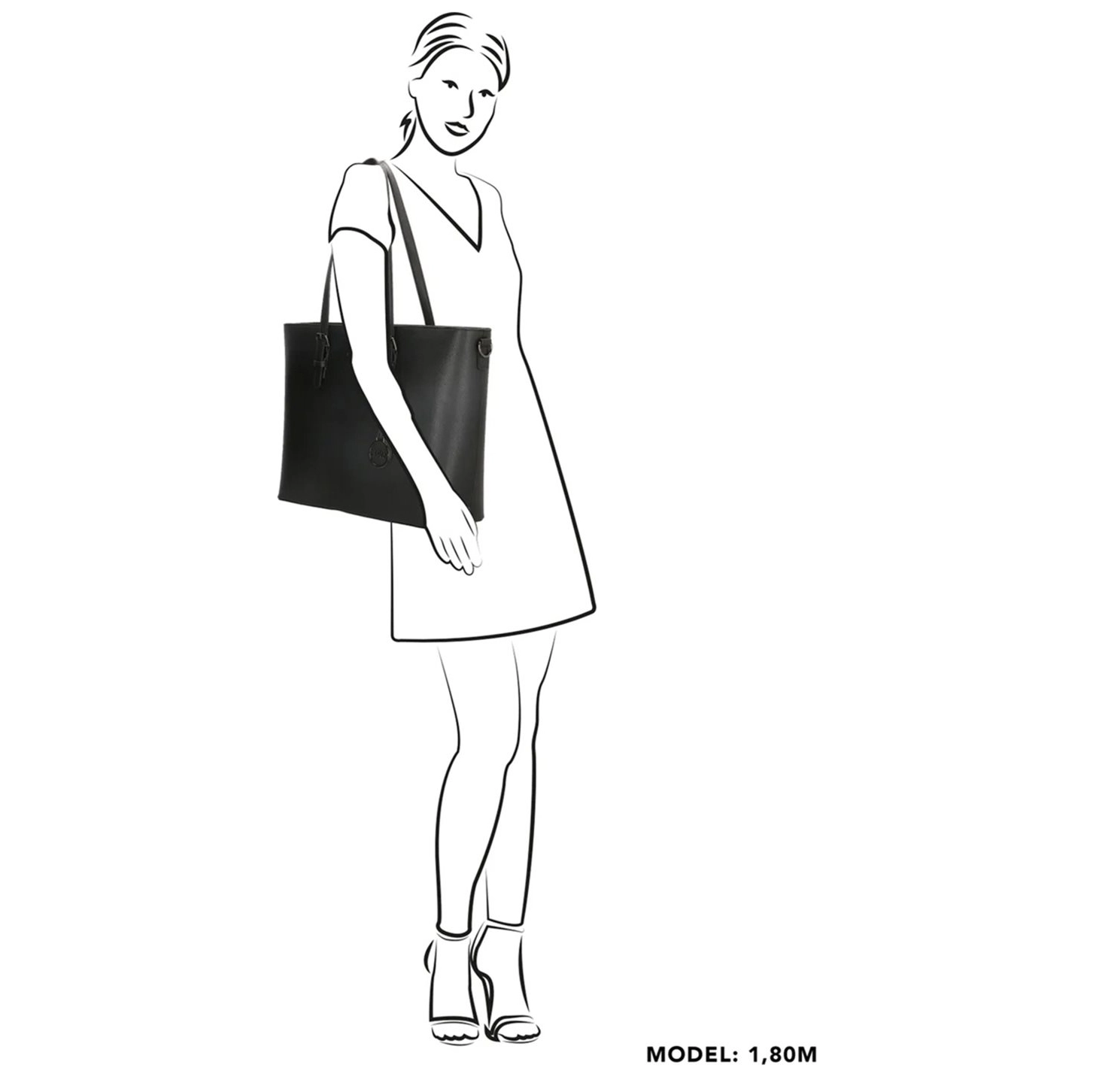 Charm London Charm London Birmingham Shopper - Black