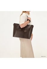 Charm London Charm London Birmingham Shopper - Croco Brown