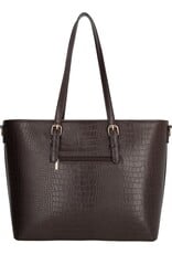 Charm London Charm London Birmingham Shopper - Croco Brown