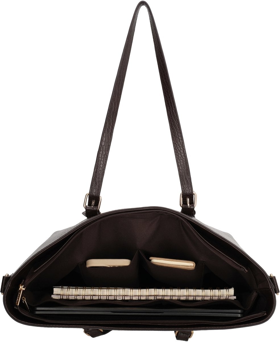 Charm London Charm London Birmingham Shopper - Croco Brown