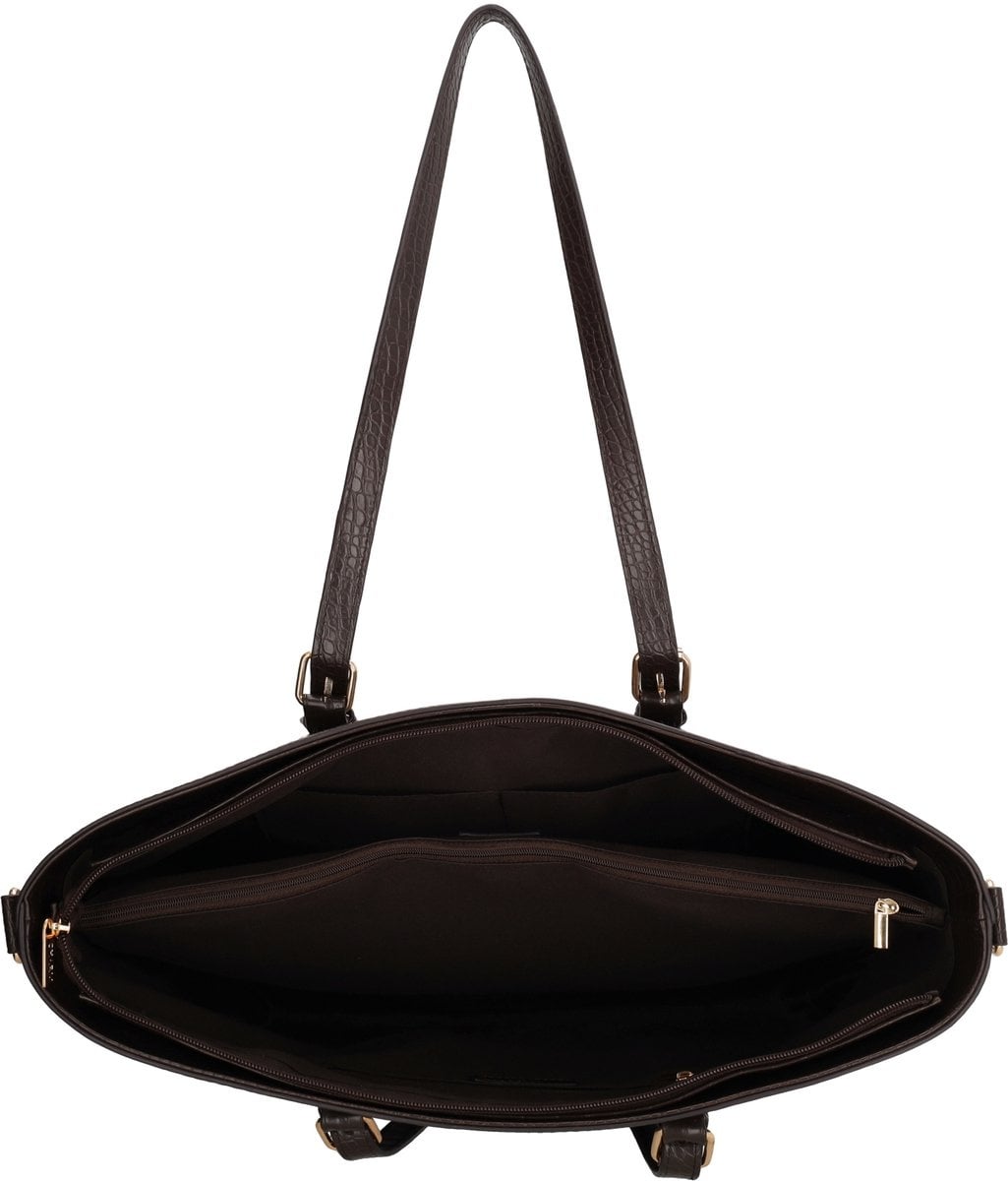 Charm London Charm London Birmingham Shopper - Croco Brown