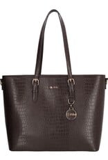 Charm London Charm London Birmingham Shopper - Croco Brown