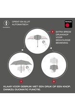 Knirps Knirps T-200 M Duomatic Windproof Paraplu - Red - Special Black Edition